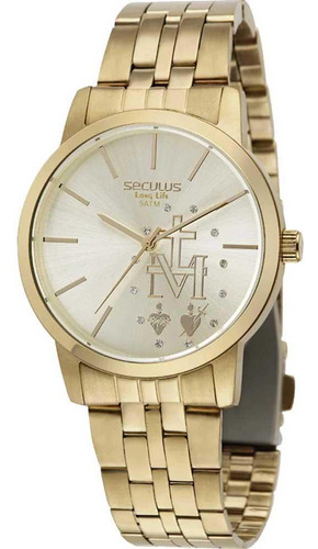 Relógio Feminino Seculus Analógico 44039lpskda1 - Dourado