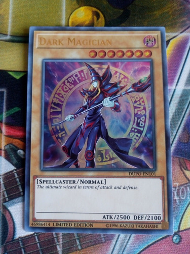 Mago Oscuro Dark Magician Konami Carta Original
