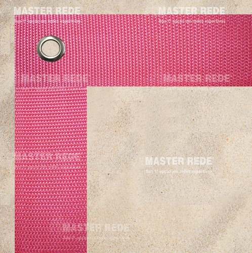 Imagem 2 de 3 de Kit De Marcação Para Beach Tennis Master Rede - Vermelho