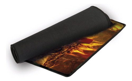 Mousepad Reptile Dragon Naranja Tecnoesim