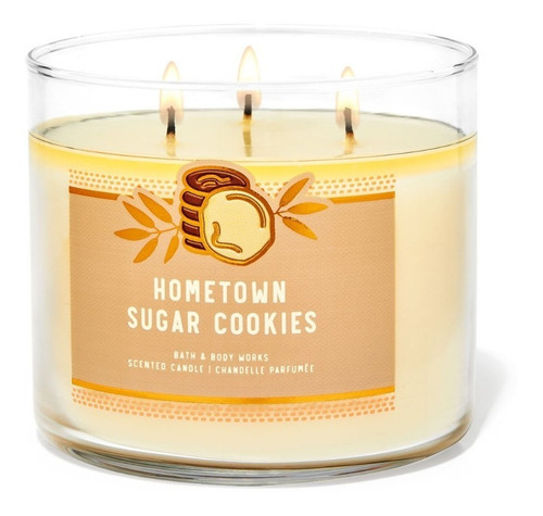 Vela Bath & Body Works Fragancia Hometown Sugar Cookies