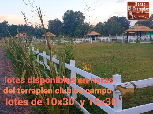 Lotes De 10x30 Y 15x30 Con Cerco Parrilla Y Quincho