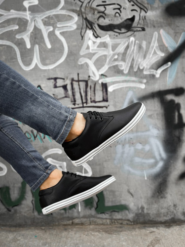 Zapatillas Zapato De Vestir Cuero Hombre Urbanas