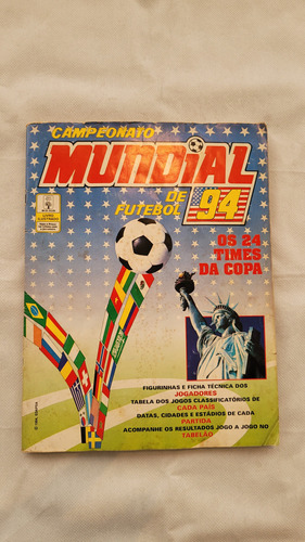 Álbum Da Copa Do Mundo De 1994 - Completo - Original