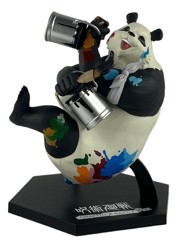 Figura Panda Con Pintura / Jujutsu Kaisen 