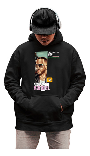 Sudadera Black  2xl Unisex Yandel Reggaeton Lider A Leyenda