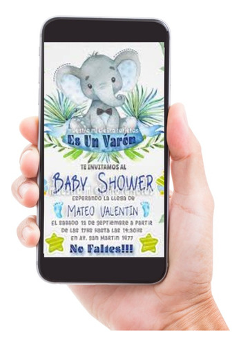Invitacion Digital Baby Shower En Video