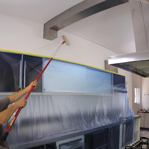 Salva Pintura 2,7m X 17m Mascaramento Para Pintura Salvabras