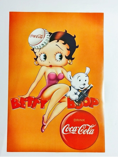 Poster Coca Cola Betty Boop 2