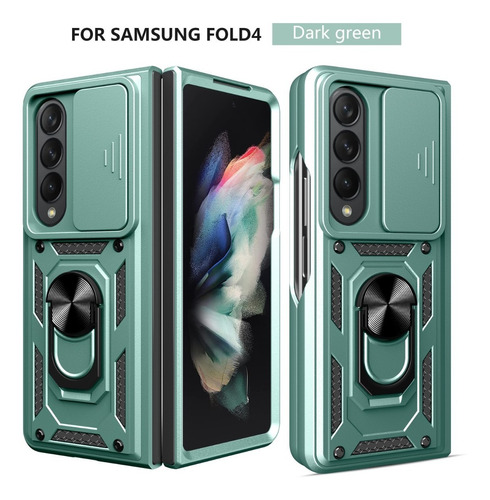 Funda Uso Rudo Samsung Galaxy Z Fold 4 + 2 Micas Hidrogel