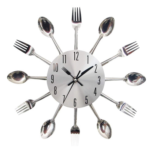 Timelike Reloj De Pared De Cocina, 3d Extraíble, Moderno, Cr