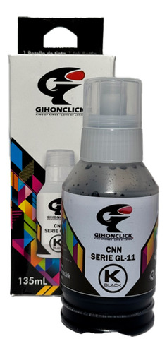 1 Tinta Negra Generica Compatible Para Canon G2160 Y G3160