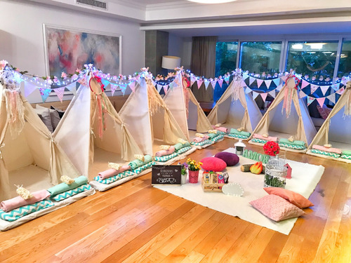 Spa De Nenas Carpas Pijamada Pijama Party Alquiler Candy Bar
