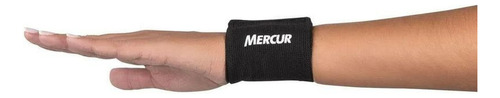 Mercur Munhequeira Elástica Ajustável Cor Preto Bc0054-02pr
