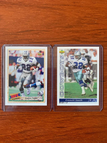 1993 Upper Deck 2 Tarjetas Emmitt Smith (Usado)