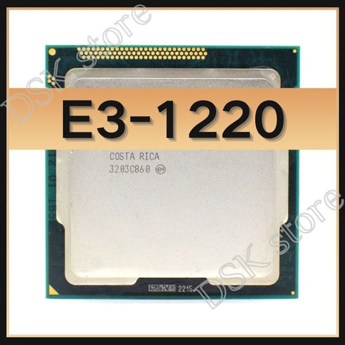 Procesador De Cpu Lga 1155 Xeon E3 1220 De 3,1 Ghz Y 4 Núcle