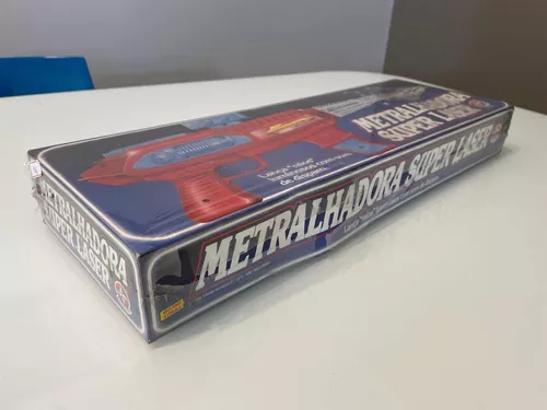 Brinquedo Colecionável Estrela - Metralhadora Super Laser, plástico duro,  caixa