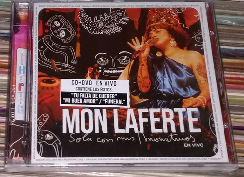 Mon Laferte Sola Con Mis Mostruos Cd+dvd Nuevo Sellado Kktus