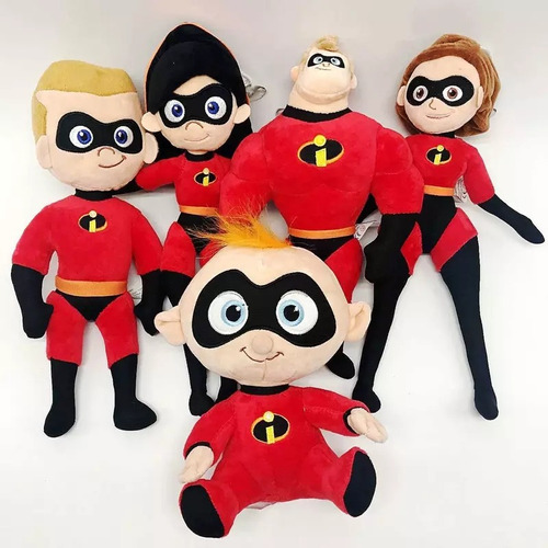 Los Increibles Set 5 Peluches 