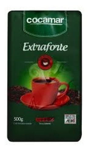 Cafe Extrafuerte Cocamar 500 Gr 50% Arabico 50%conil Brasil