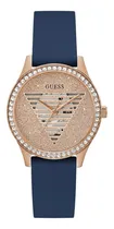 Comprar Reloj Guess Gw0530l3 Mujer Cuarzo Analogico Color de la malla Azul \u002F Rose Gold Color del bisel Dorado Color del fondo Dorado