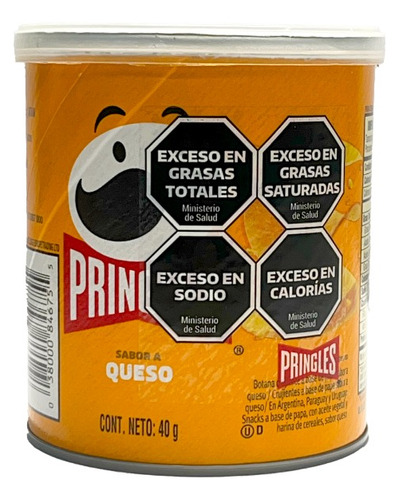 Papas Fritas Pringles sabor Queso cheddar 40g	