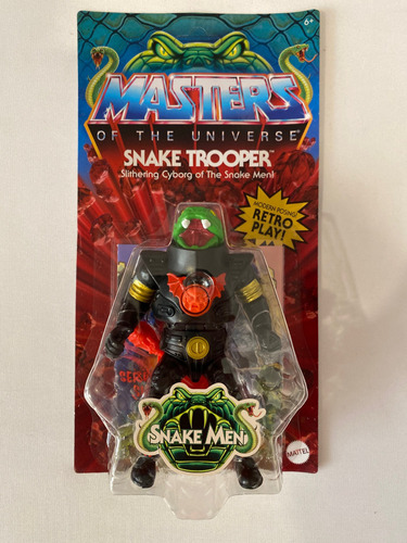 Snake Trooper Snake Men Motu Origins Retro Play Mattel W13 (Usado)