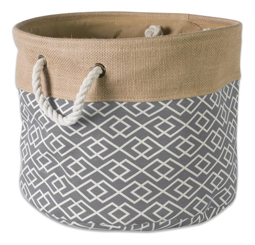 Dii Yute Storage Collection Collapsible Burlap Diamond Stora