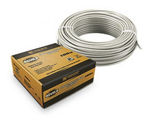 Cable Eléctrico Cal.14 Blanco Tipo Thw 1 Hilo 100mt