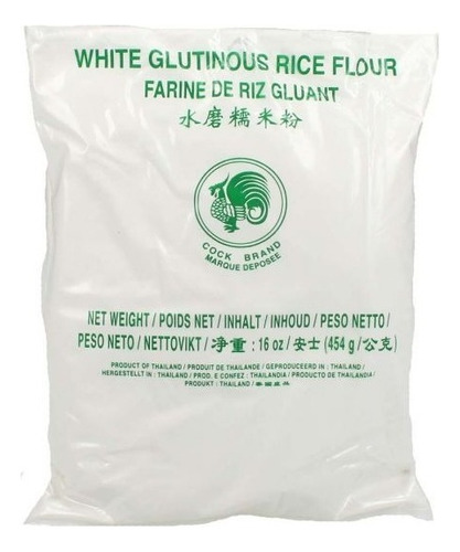 Farinha De Arroz Glutinoso Tailandes Moti Amido Rice 454g