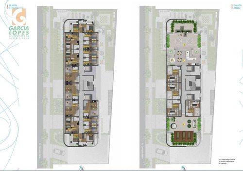 Imagem 5 de 13 de Apartamento Com 1 Dormitório À Venda, 26 M² No Easy Life Campos Sales - Alto Da Glória - Curitiba/pr - Ap0280