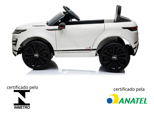 Mini Carro Elétrico Infantil Range Rover Evoque Luzes E Sons