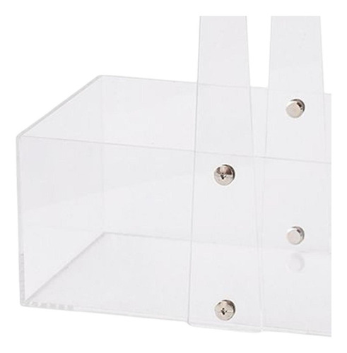 Caja De Flores De Acrílico Arreglos De Flores Cesta