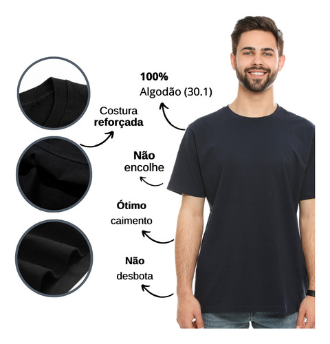Kit 3 Camisetas Basicas Algodão Kpop Estilo Coreano Bts Band