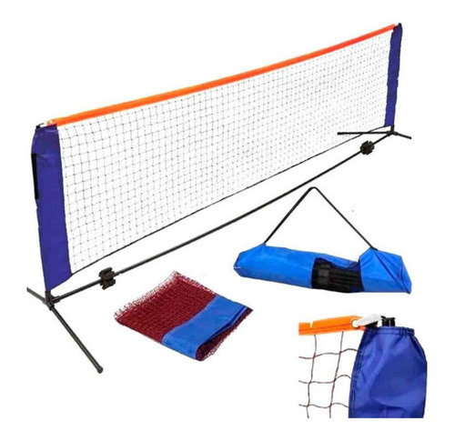 Set Futbol Tennis 3mts Caño Acero - Menpi