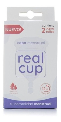 Copa Menstrual - Real Cup - Talla S Y M Pack