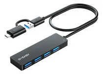 Comprar Hub Usb, Usb 3.1 C A Usb 3.0 Hub Con 4 Puertos Y Cable Exten