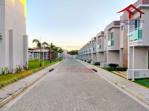 Casa Com 3 Dormitórios À Venda, 95 M² Por R$ 359.000,00 - Eusébio - Eusébio/ce - Ca0094