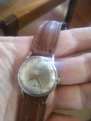 Reloj Renis A Cuerda Vintage 17 Rubíes.. Funcionando (Usado)