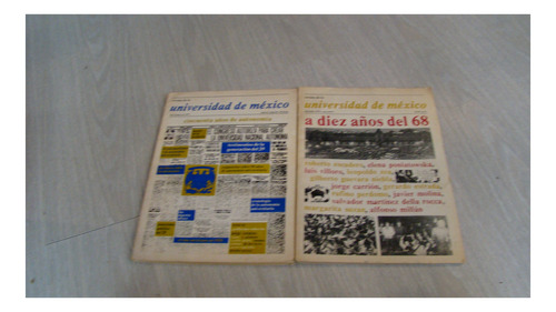 2 Revistas  Universidad De Mexico  , Año 1979