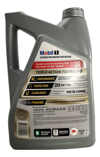 Mobil 1-5w 30 Aceite Para Motor A Gasolina Sintético