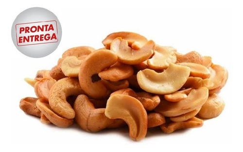 Imagem 4 de 5 de Castanhas De Caju Torradas Em Bandas 1kg Sem Sal Promoção