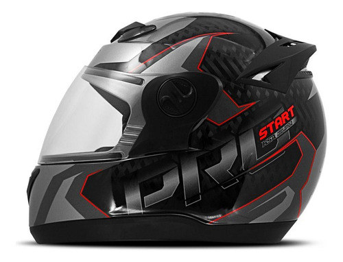 Capacete Evolution G7 Protork Pro Start Vermelho 56