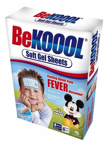Adesivo Infantil Para Febre - Be Kool Koool Fever Usa