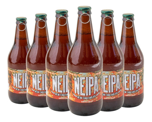 Imagen 1 de 10 de Cerveza Barba Roja Neipa Pack X 6 X 500ml. Artesanal