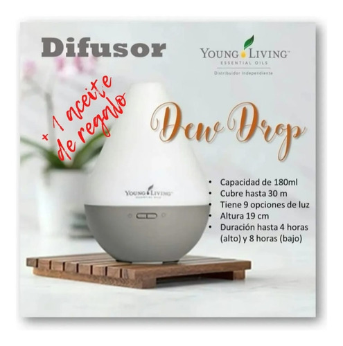 Difusor Dew Drop Young Living Original  + Regalo