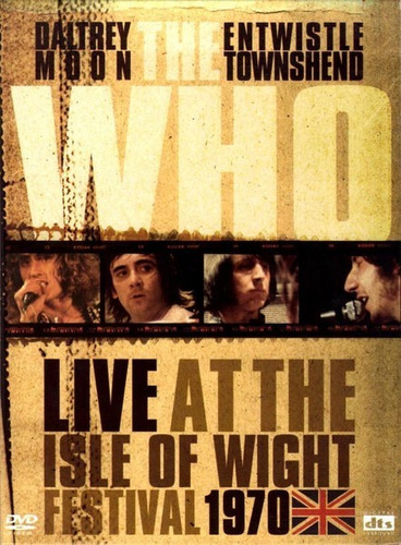 Dvd The Who - Live At The Isle Of Wight Festival 1970 Moon