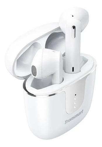 Auricular in-ear gamer inalámbrico Tronsmart Onyx Ace blanco con luz LED