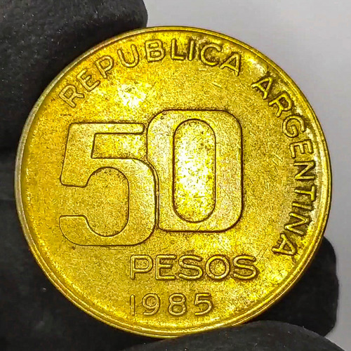 Argentina 50 Pesos 1985 Antigua Moneda Colección