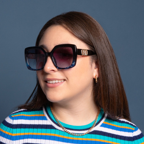 Lentes De Sol Nicole Lee Modelo Salma Para Dama Fw23 Color de la lente Azul